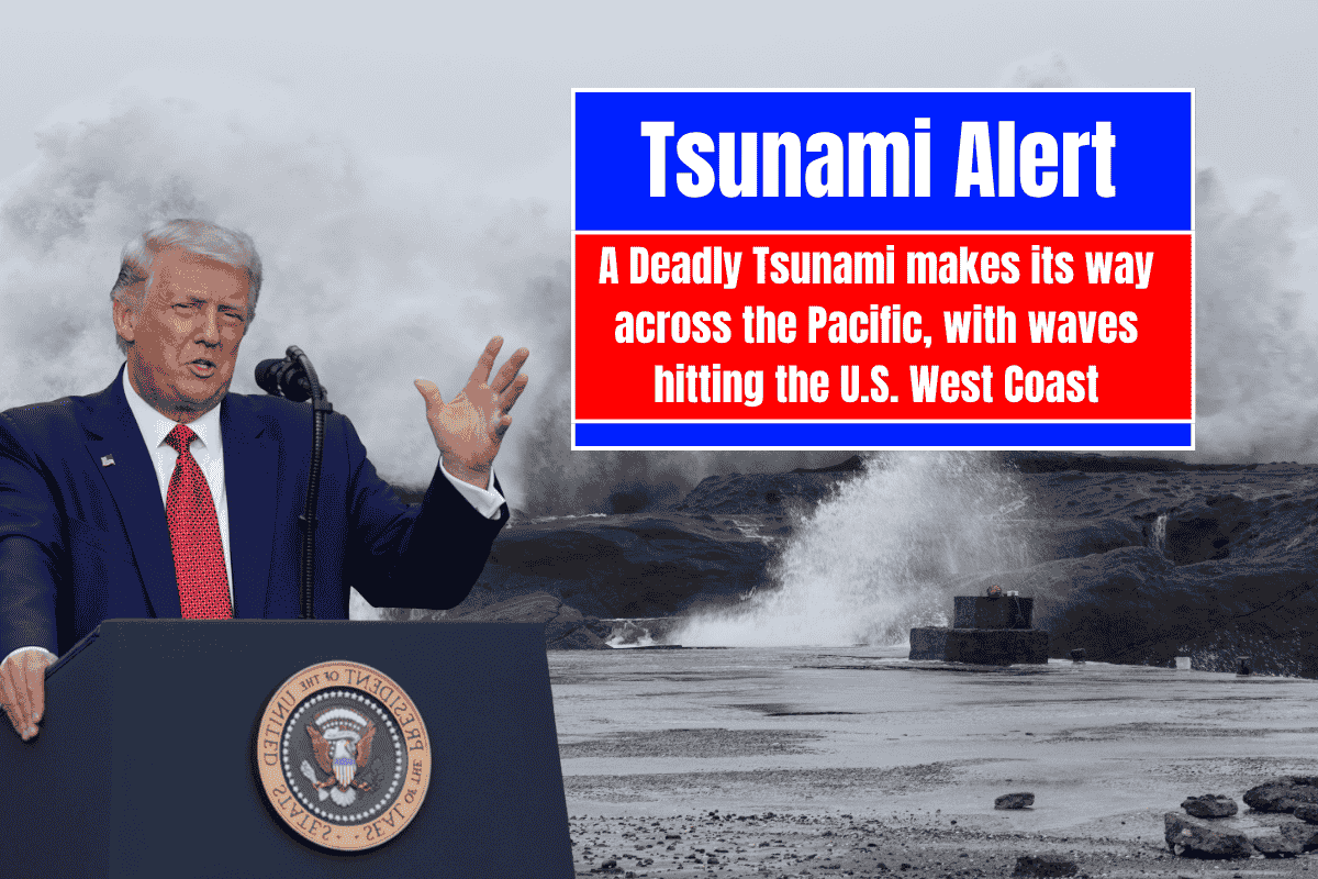Tsunami Alert - A Deadly Tsunami makes its way across the Pacific, with waves hitting the U.S. West Coast